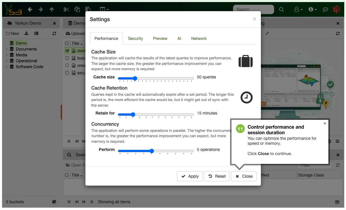 Advanced network controls