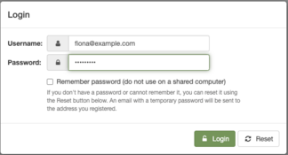 Multi-factor authentication login - password