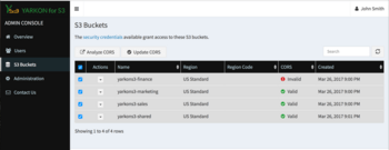 Analyze CORS Settings